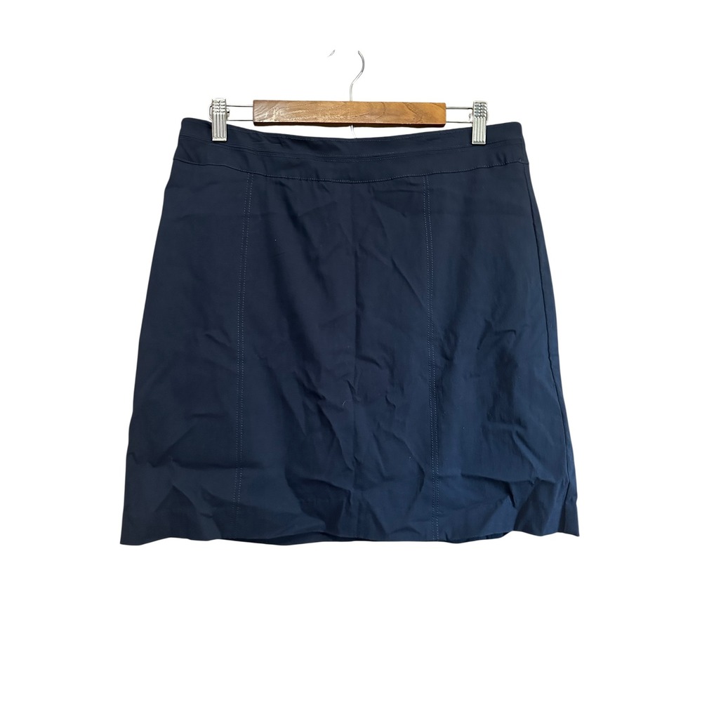 Christopher‎ & Banks Navy Blue Skirt Womens Size 12 A-Line Career Casual